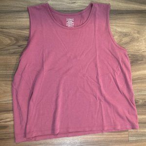 Nearly New L. L. Bean Women's Pima Cotton Shell Size Petite XL